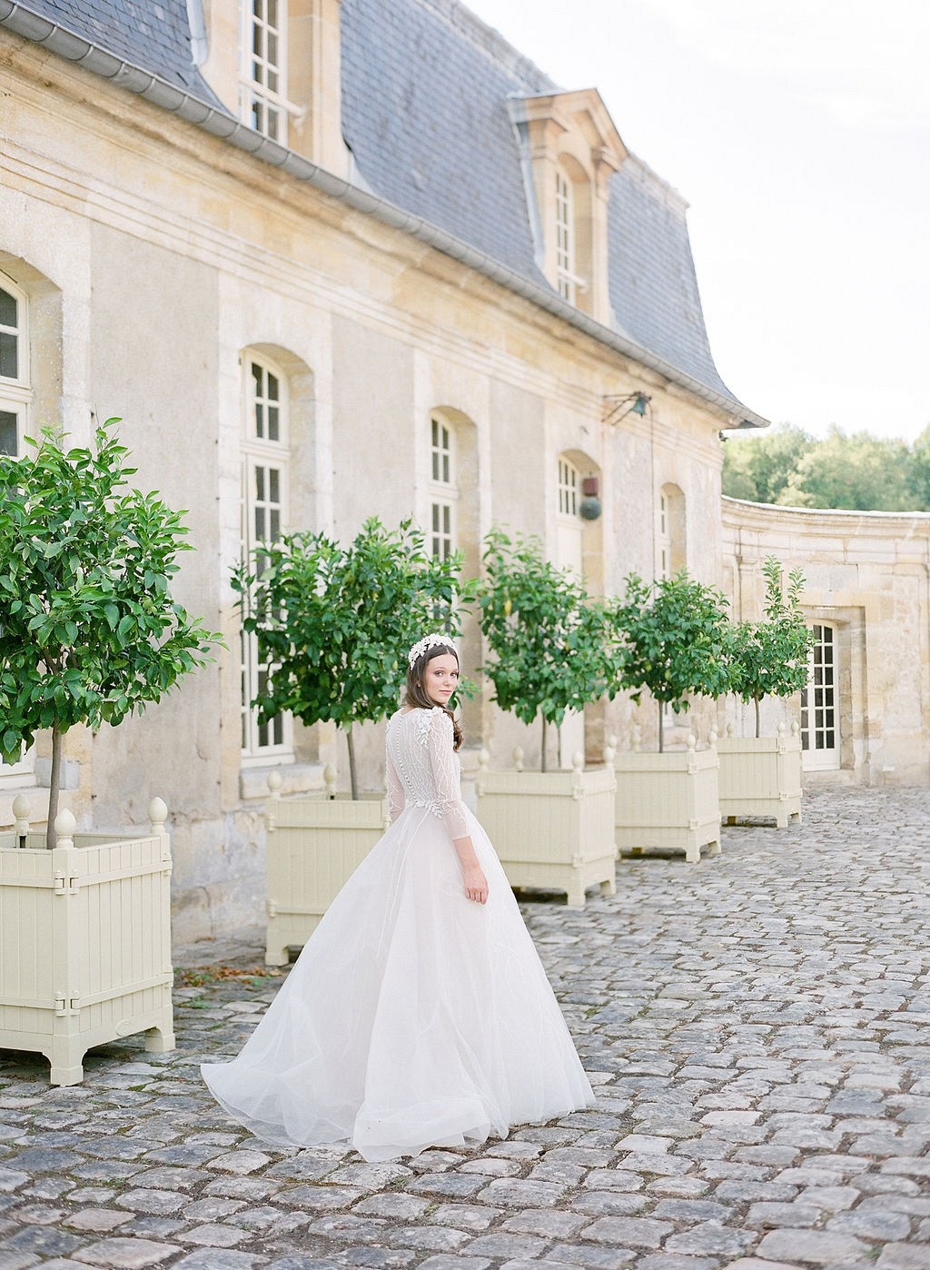 Romantic French Blue Chateau Wedding Ideas