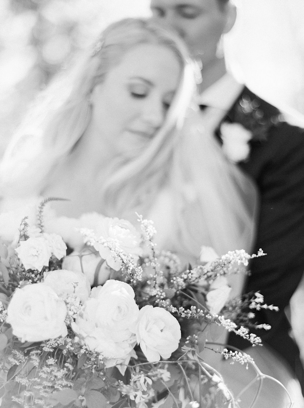 Bride and Groom | Heartfelt and Nostalgic Indiana Barn Wedding by Renee Lemaire | Wedding Sparrow fine art wedding blog
