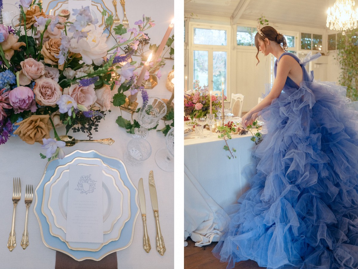 Renoir Inspired Editorial with Colored Tulle Dresses