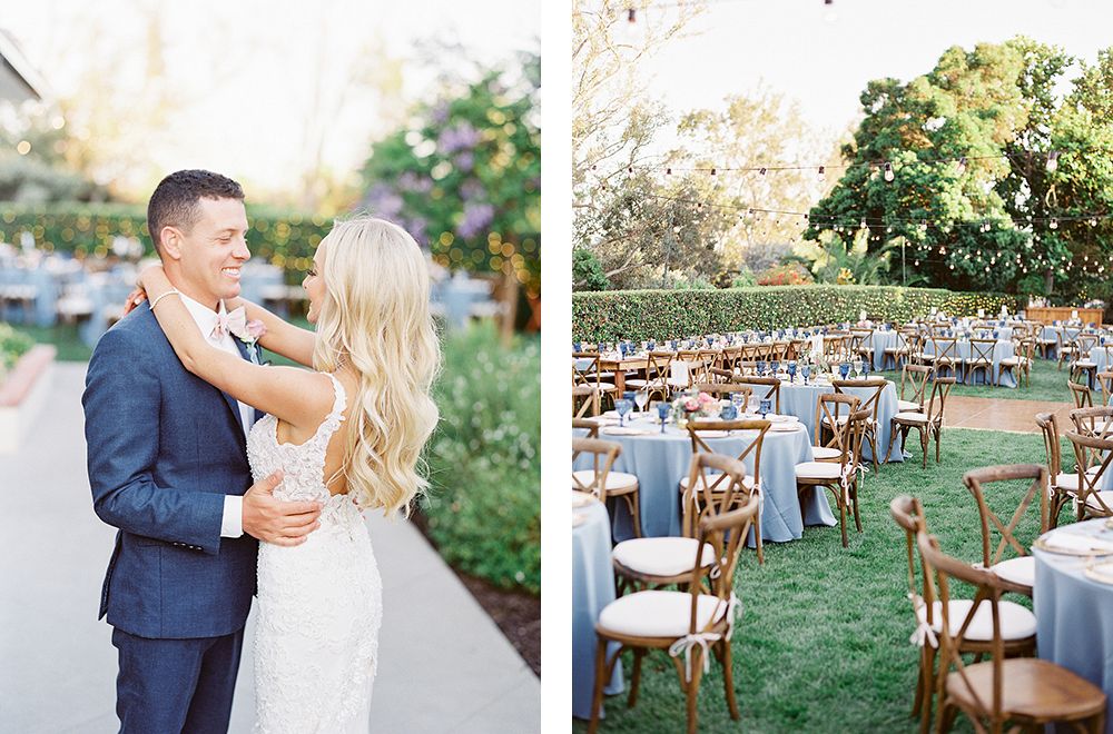 Anisa and Kyle's Summer California wedding in shades of blush and pink | Wedding Sparrow