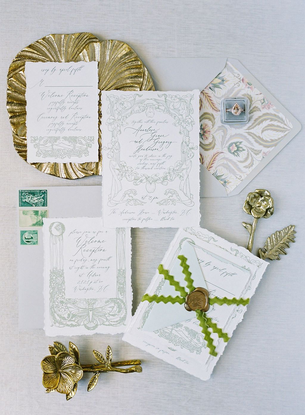 Modern Intimate Wedding with Ines de Santo Gown