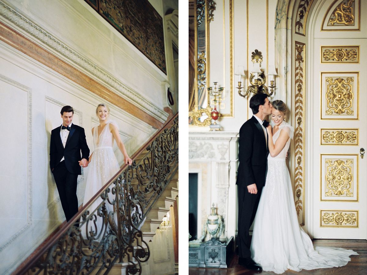 Modern Intimate Wedding with Ines de Santo Gown