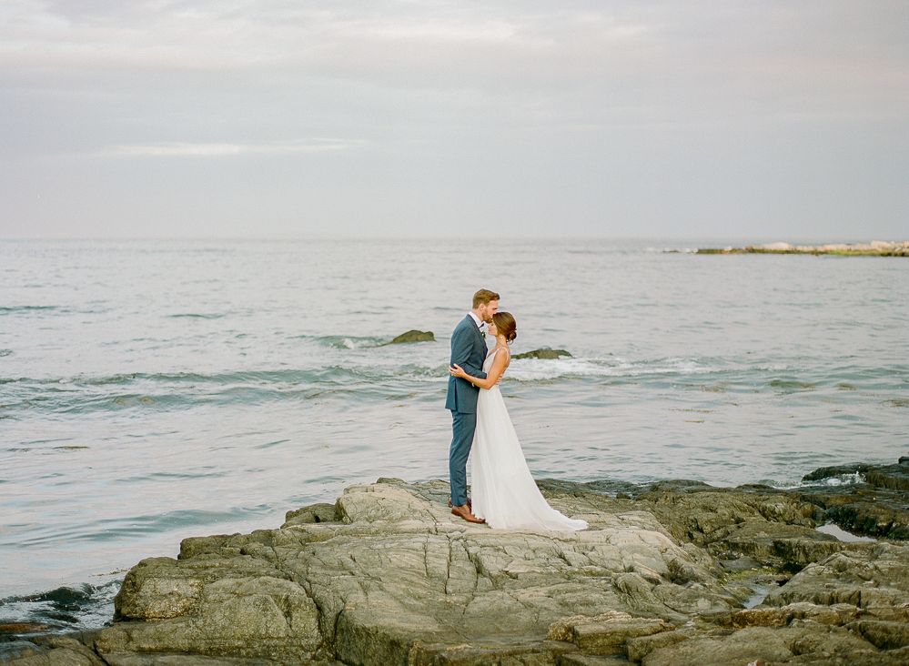 Chic Coastal New England Real Wedding